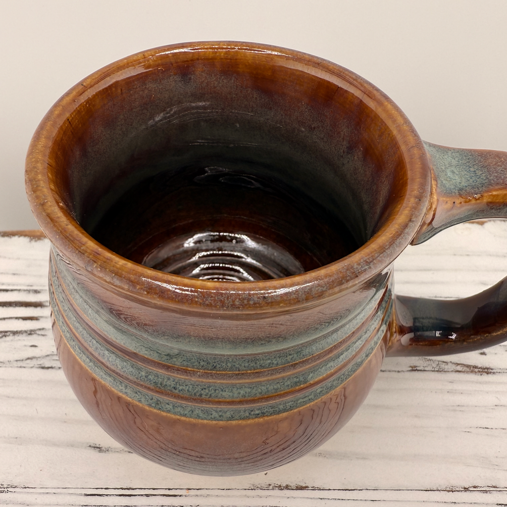 Root Beer Blue Mug