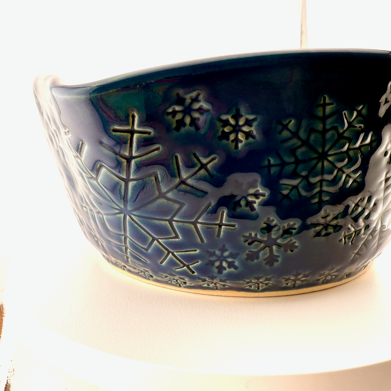 Snowflake Square Bowl