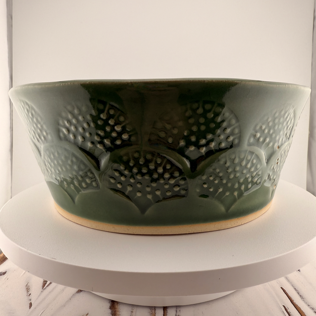 Green Orchard Medium Serving Bowl