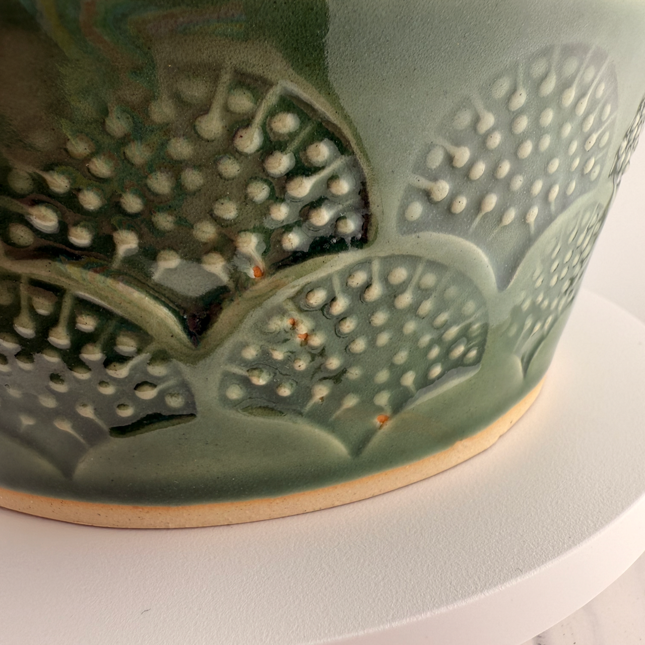 Green Orchard Medium Serving Bowl