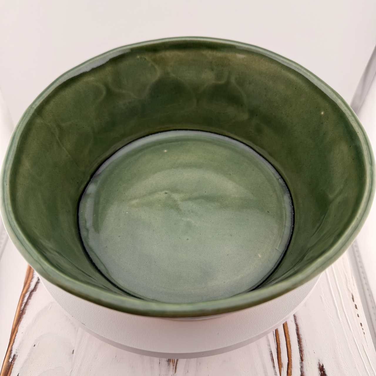Green Orchard Medium Serving Bowl