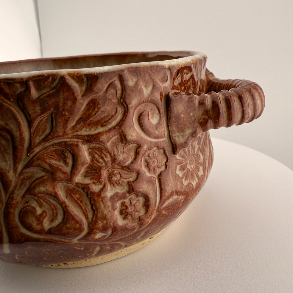 Floral Ranch Soup Crocks - 2 piece set