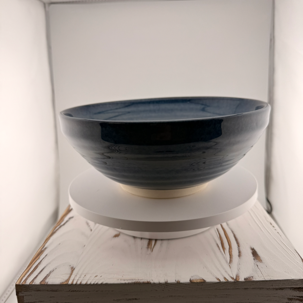 Blue Cloud Serving Bowl