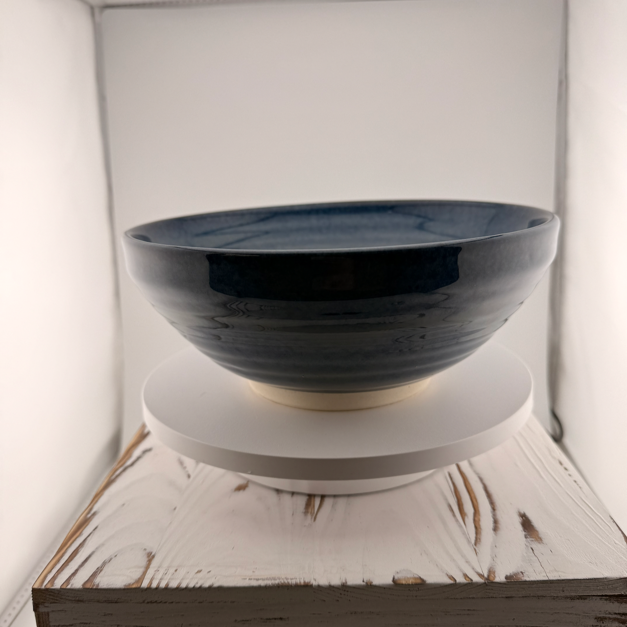 Blue Cloud Serving Bowl