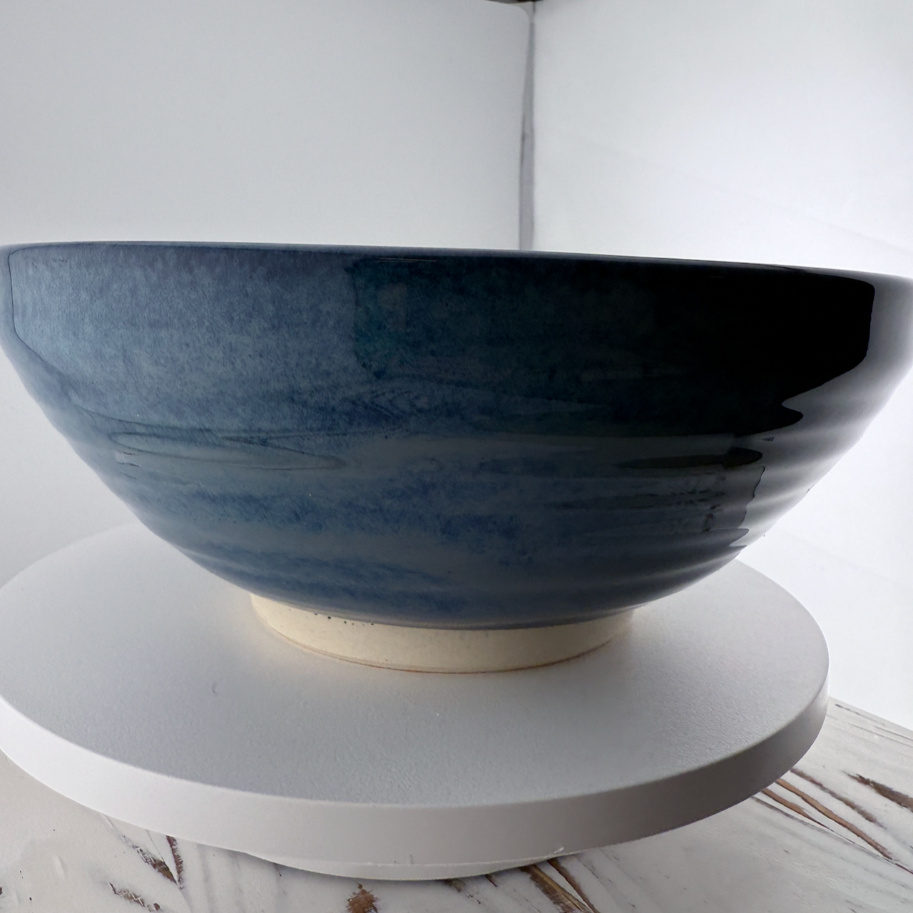Blue Cloud Serving Bowl
