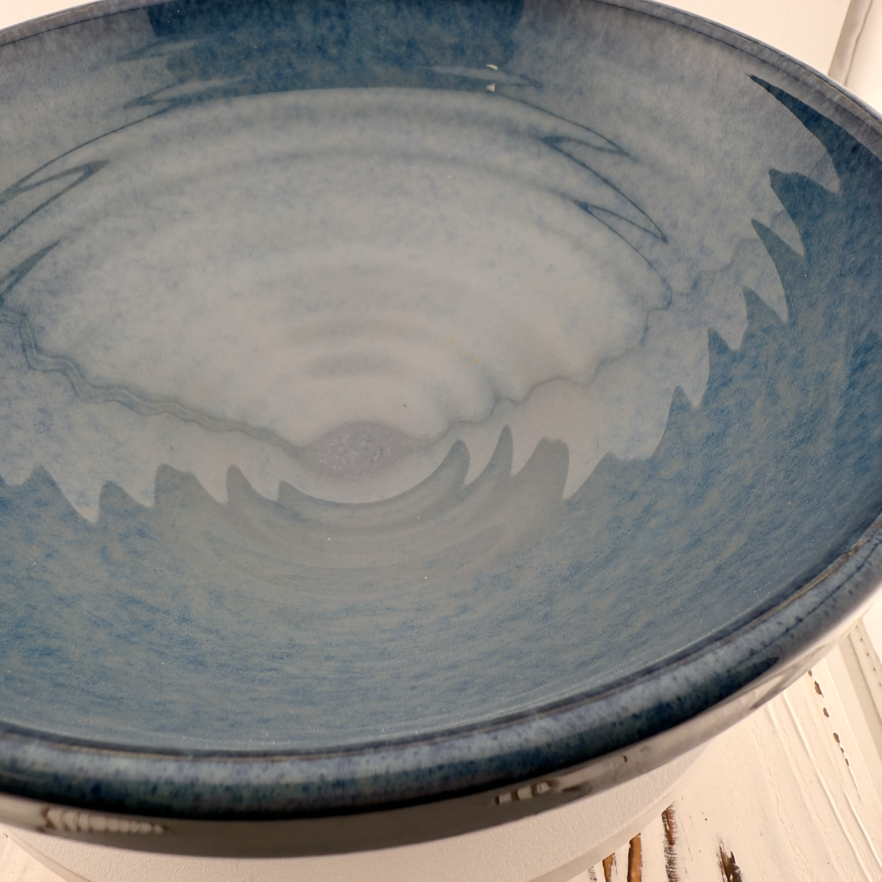 Blue Cloud Serving Bowl