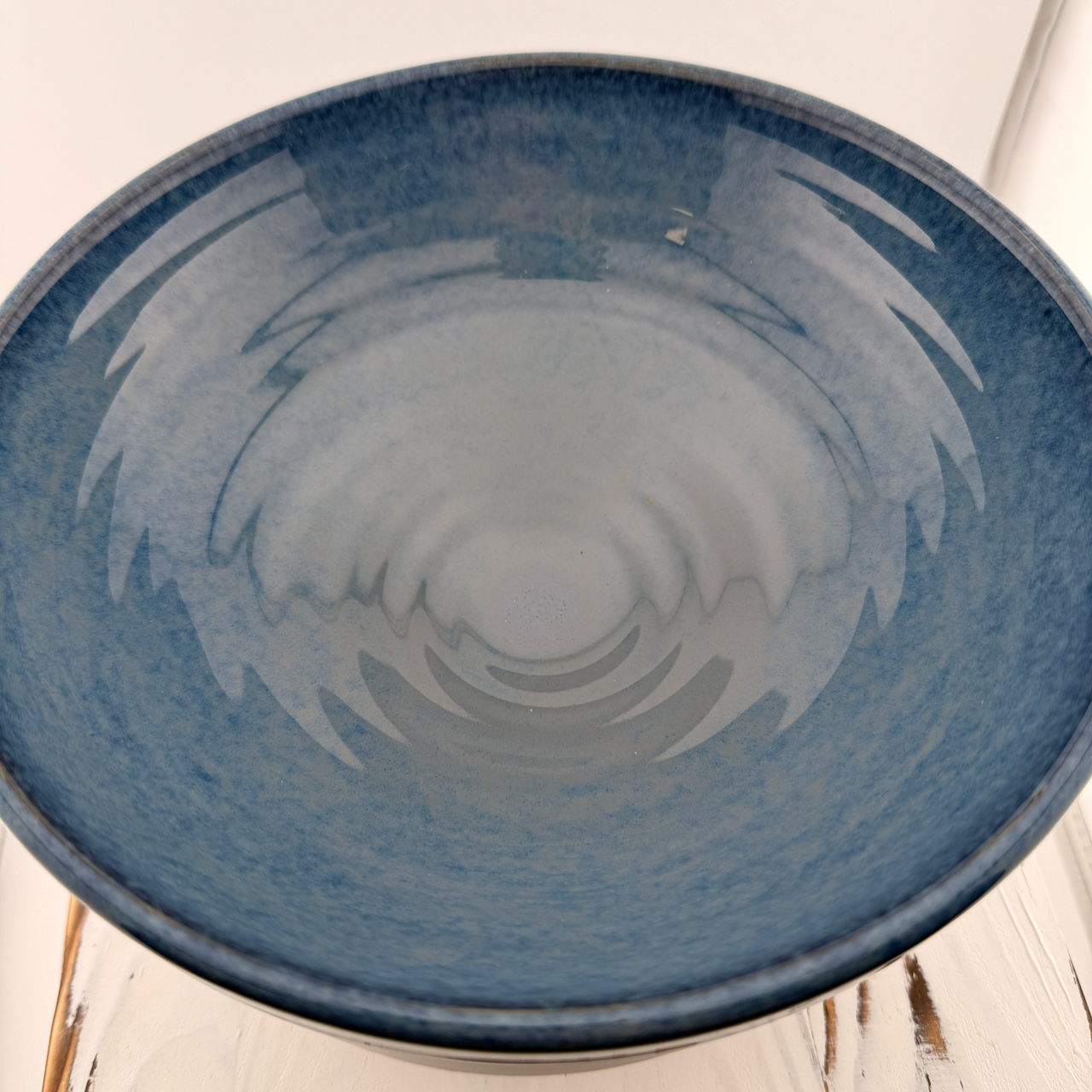 Blue Cloud Serving Bowl