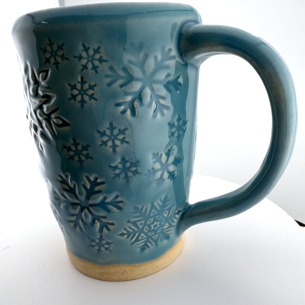 Tall Snowflake Mug