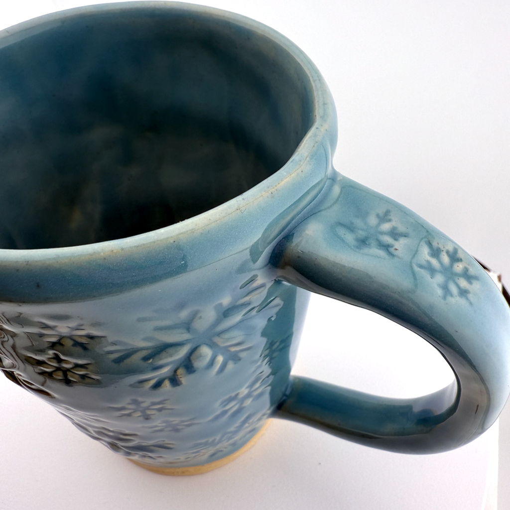 Tall Snowflake Mug