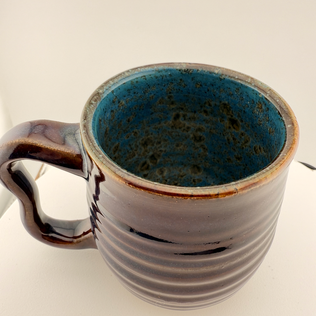 Root Beer Blue Double Espresso Mug