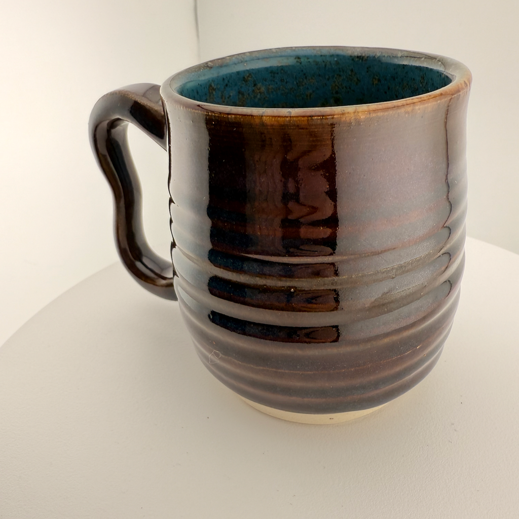 Root Beer Blue Double Espresso Mug