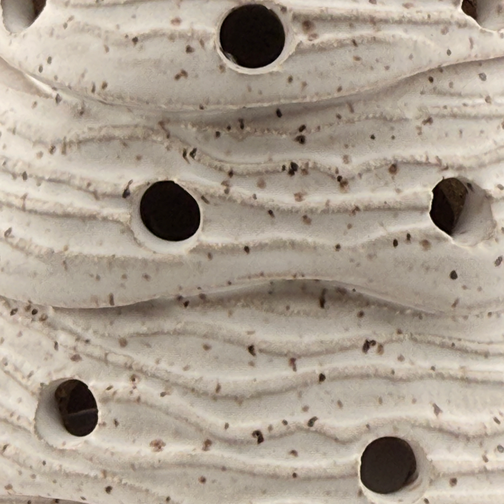 White Wavy Tree Luminary