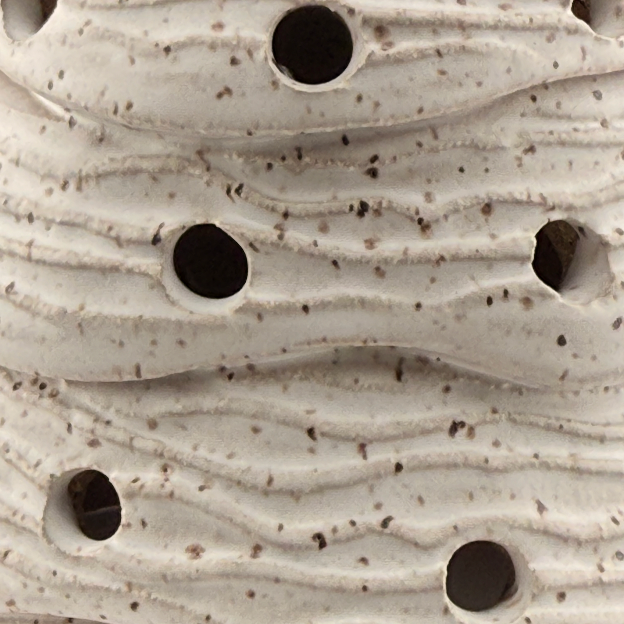 White Wavy Tree Luminary