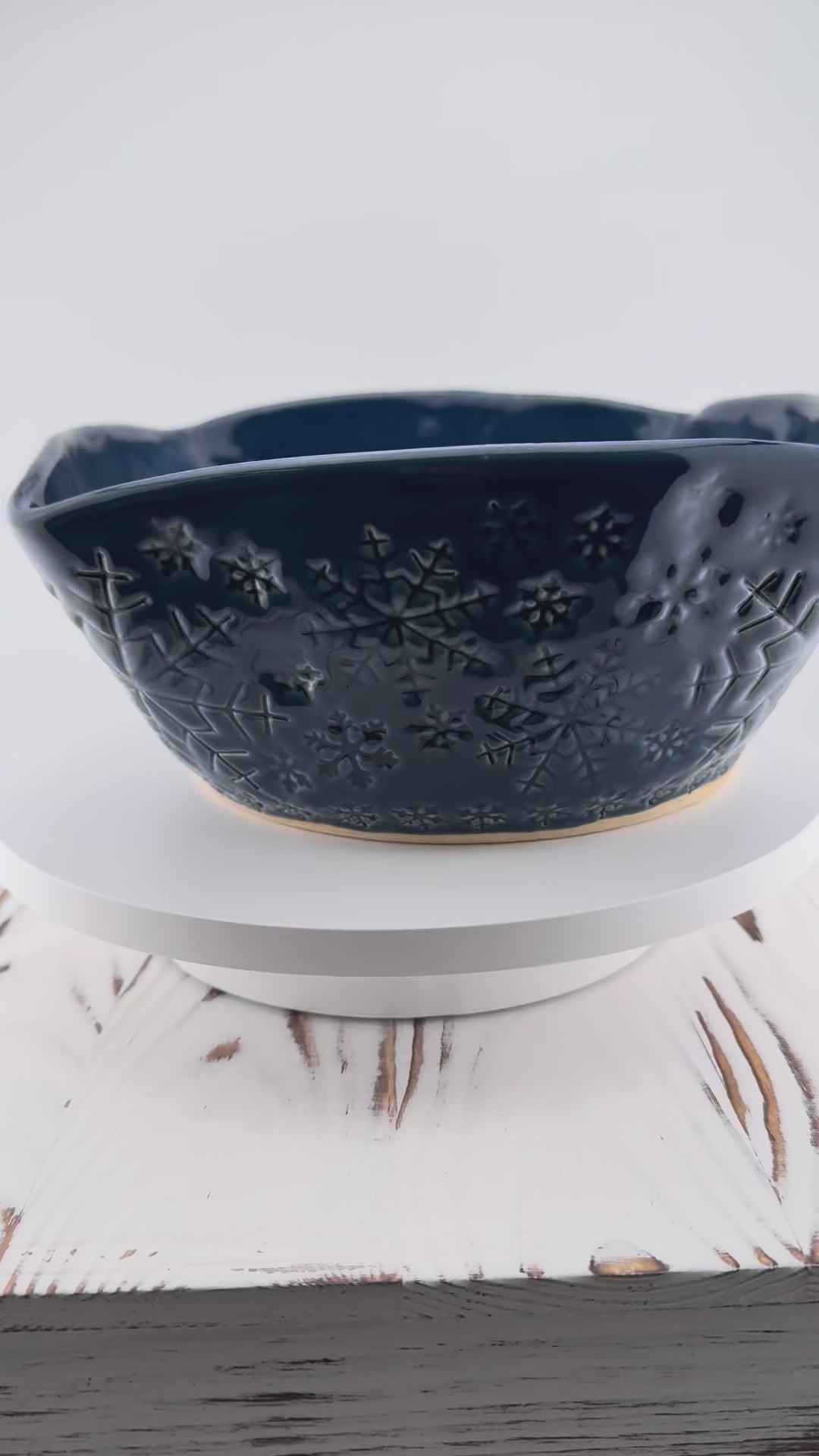 Snowflake Square Bowl
