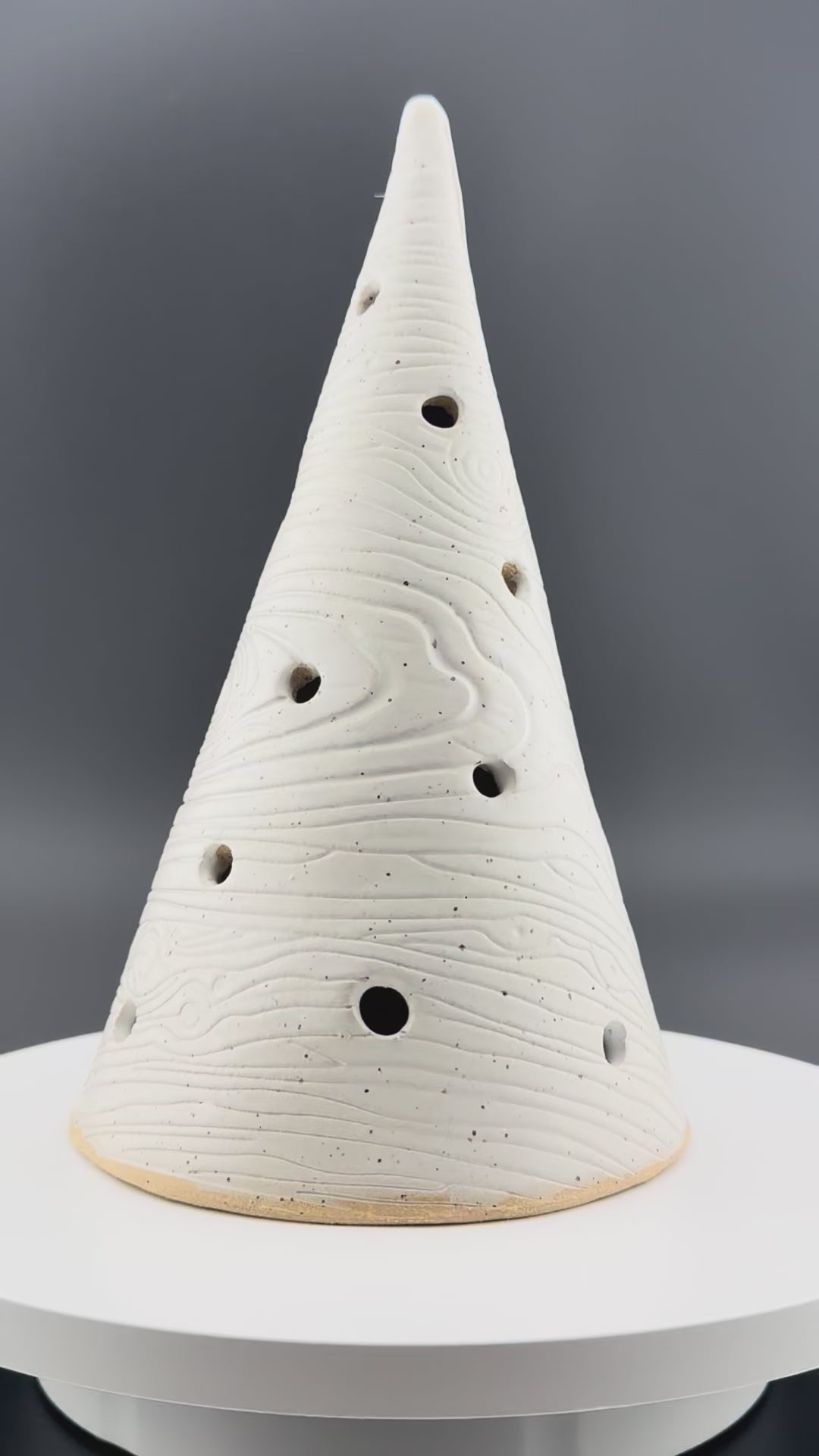 Wood Grain Luminary Tree