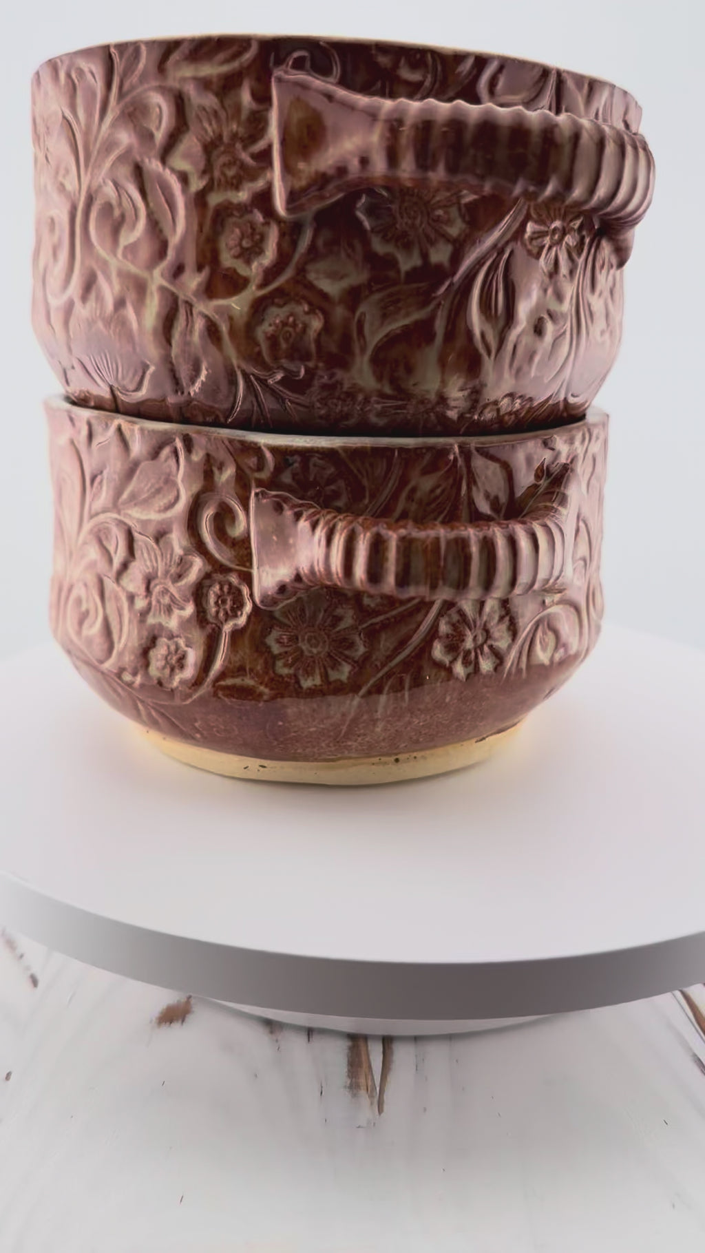 Floral Ranch Soup Crocks - 2 piece set