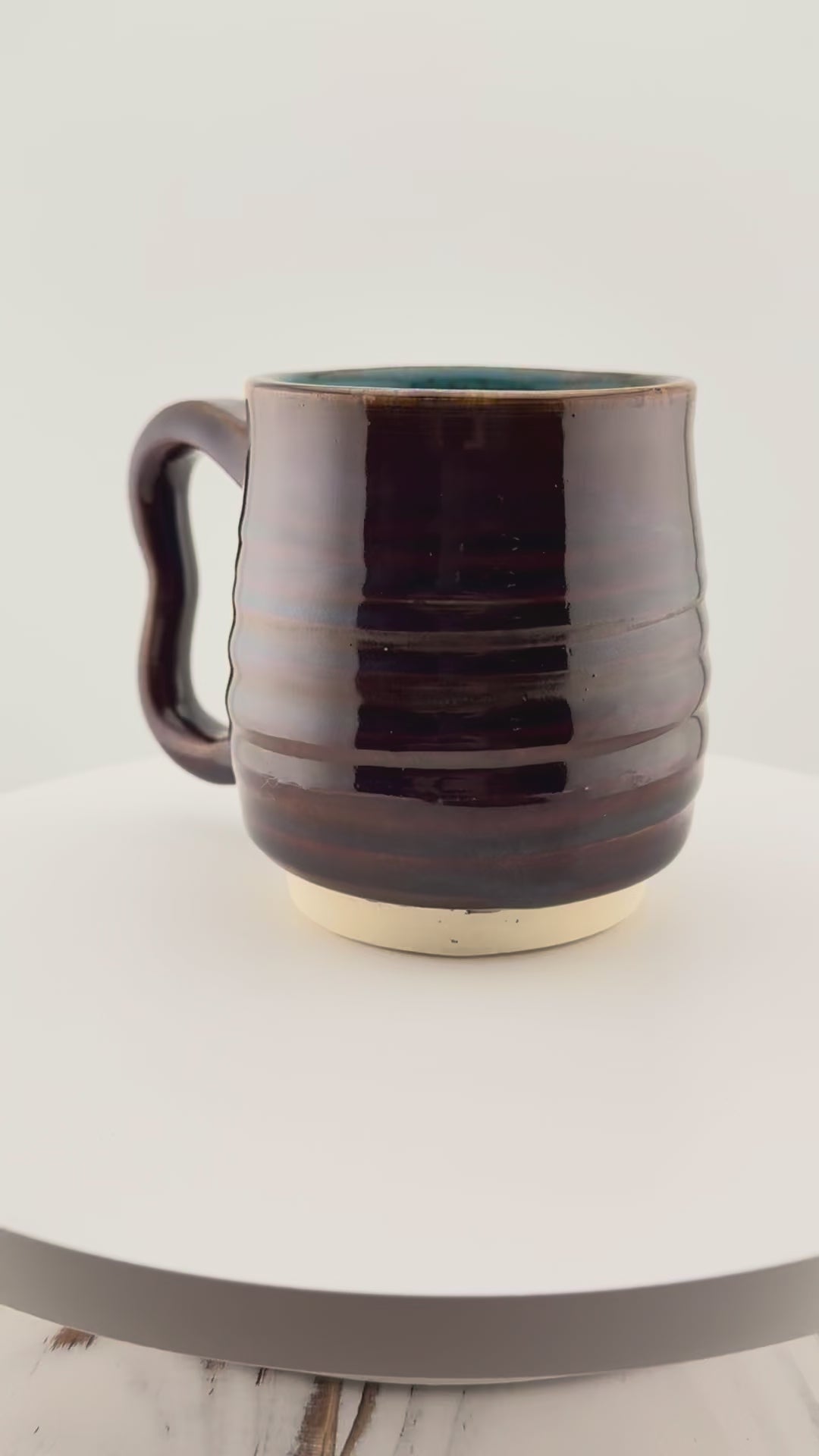 Root Beer Blue Double Espresso Mug